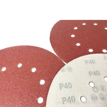 225mm 10 hole sandpaper disc orbital sander disk